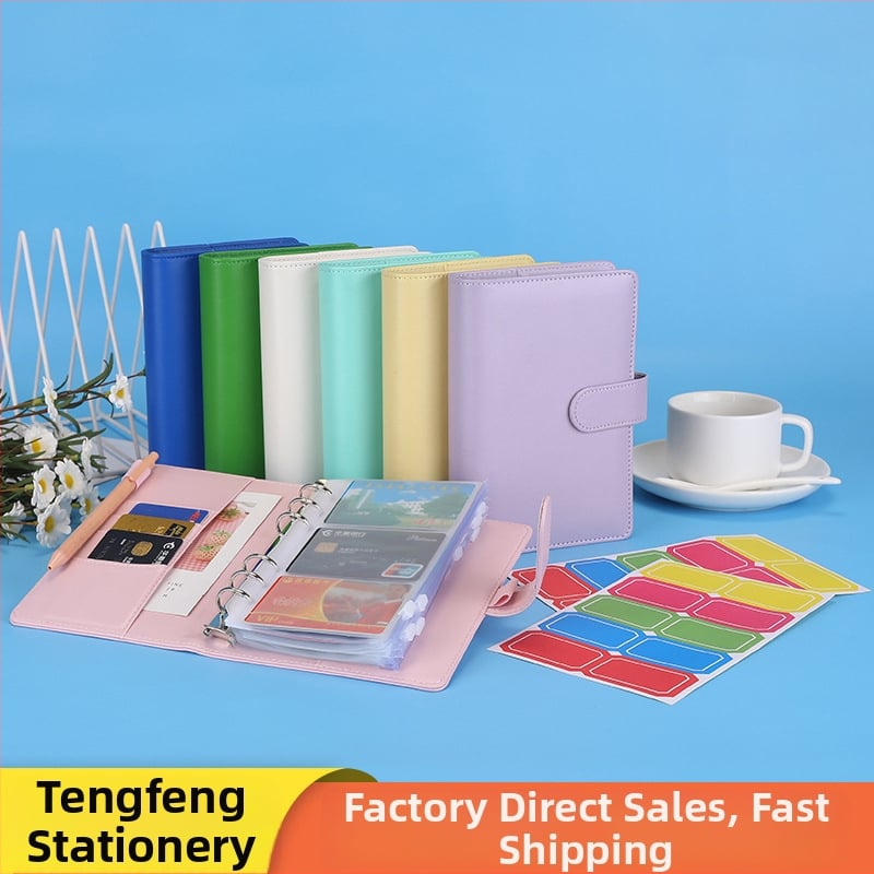 Макарон стил записник с разгъваеми листове и PU кожена подвързия, Dowling хартия, 80 г/м², 100–200 страници