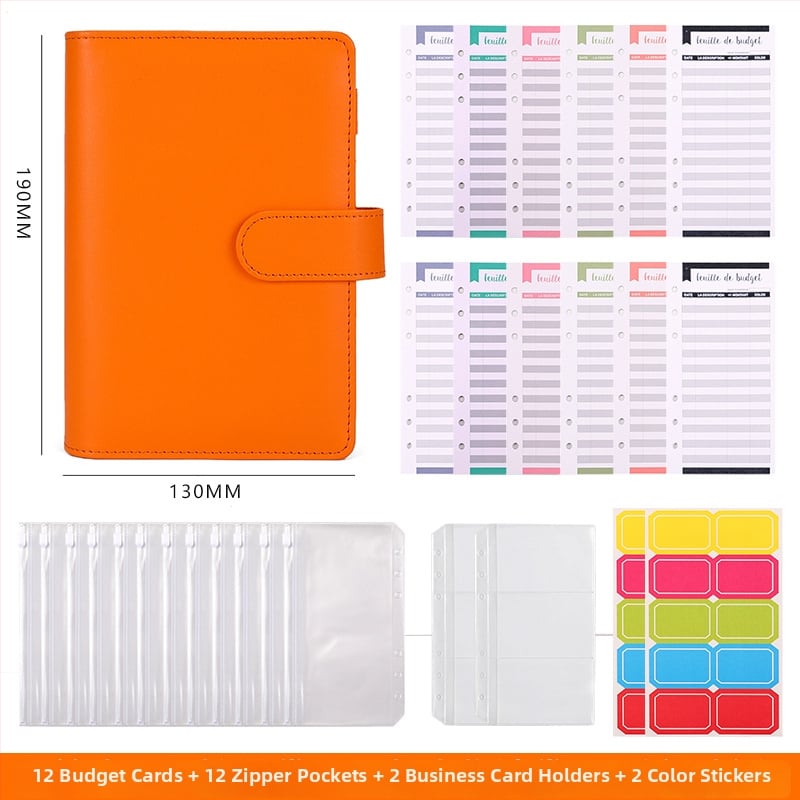 Макарон стил записник с разгъваеми листове и PU кожена подвързия, Dowling хартия, 80 г/м², 100–200 страници