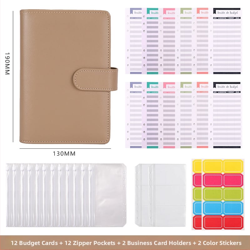 Макарон стил записник с разгъваеми листове и PU кожена подвързия, Dowling хартия, 80 г/м², 100–200 страници