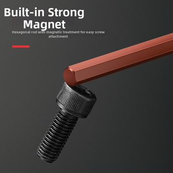 T-alakú hatszögletű imbuszkulcs, kettős fejű, S2 szerszámacél, edzett