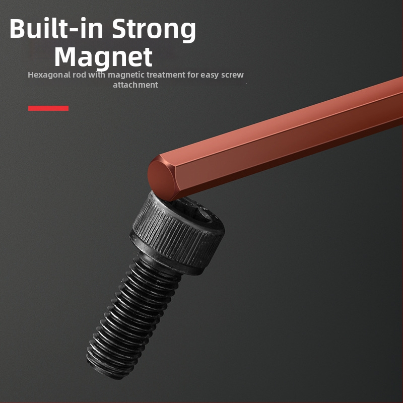 T-alakú hatszögletű imbuszkulcs, kettős fejű, S2 szerszámacél, edzett