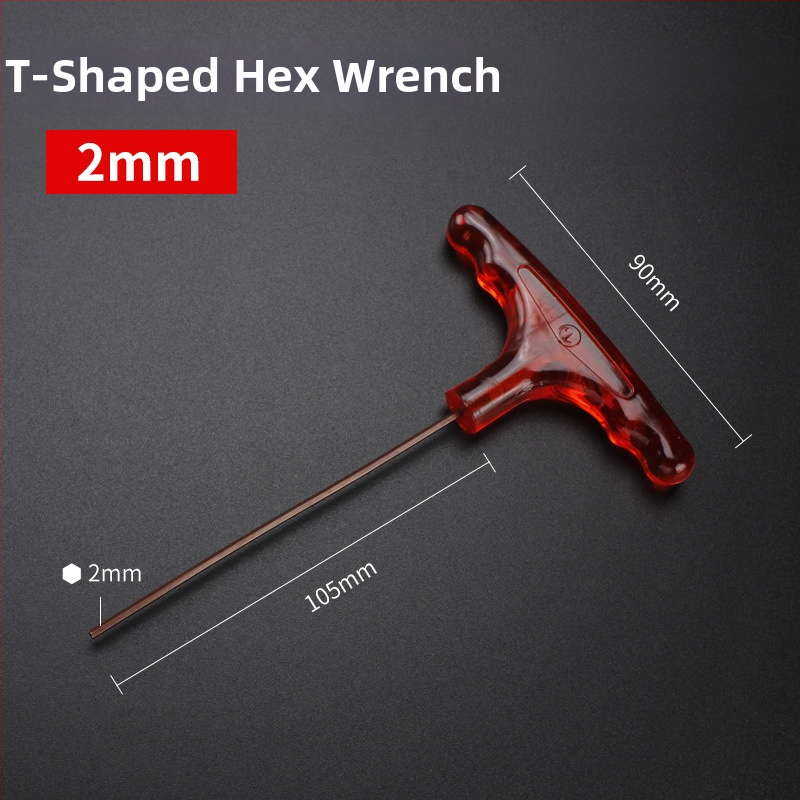 T-alakú hatszögletű imbuszkulcs, kettős fejű, S2 szerszámacél, edzett