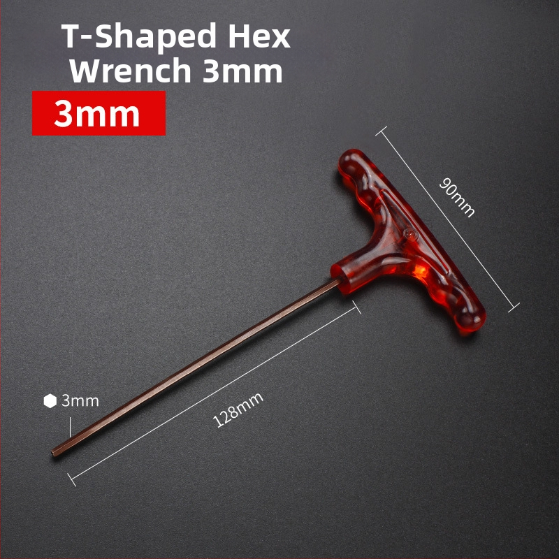 T-alakú hatszögletű imbuszkulcs, kettős fejű, S2 szerszámacél, edzett