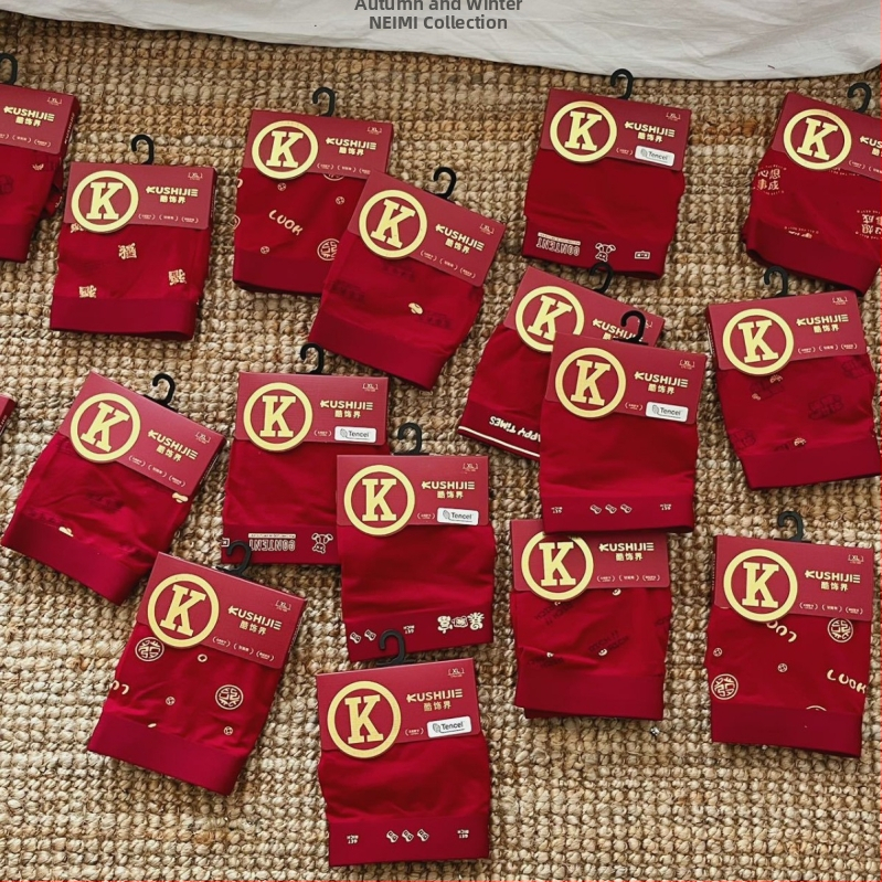 Pánske boxerky z modalu s podšívkou z Mulberry hodvábu, stredný pás, pletené, potlač so znamením roka zvieraťa, 3D efekt textu