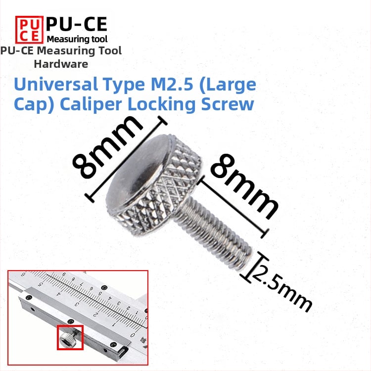 Комплект фиксиращи винтове за верньер штангенциркул — заключващи винтове за дигитална висотомярка и дълбочиномер
