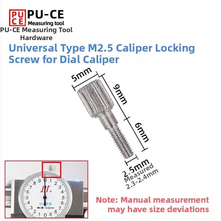 Комплект фиксиращи винтове за верньер штангенциркул — заключващи винтове за дигитална висотомярка и дълбочиномер