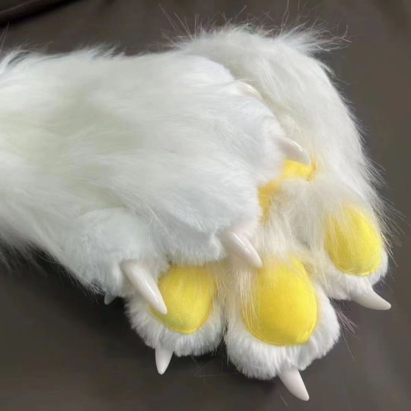 Plišane rukavice s mačjim šapama, sa piskavim zvukom, cosplay rekvizit za odrasle