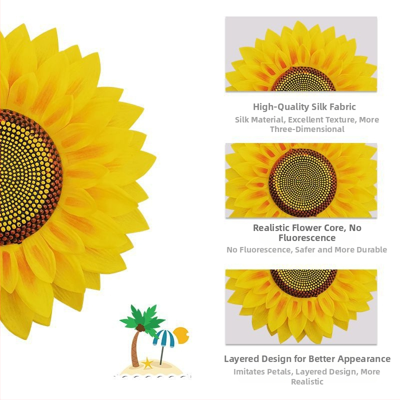 Детски танцов реквизит със слънчоглед – държан слънчоглед за изпълнение, Марка: Other, Налично в готови запаси, Лято 2021