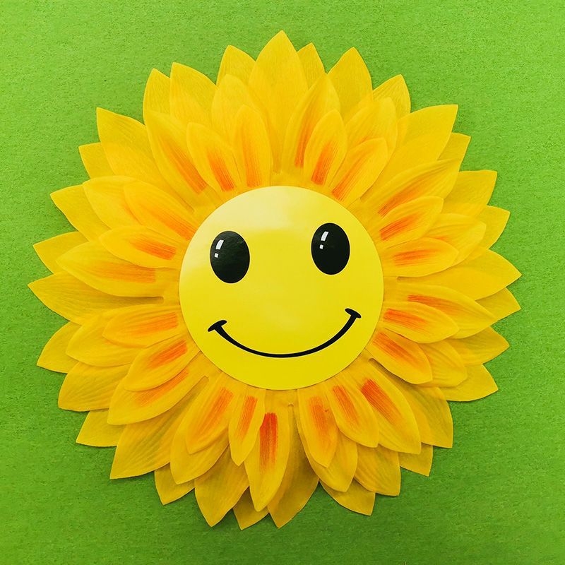 Детски танцов реквизит със слънчоглед – държан слънчоглед за изпълнение, Марка: Other, Налично в готови запаси, Лято 2021