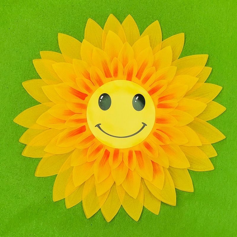 Детски танцов реквизит със слънчоглед – държан слънчоглед за изпълнение, Марка: Other, Налично в готови запаси, Лято 2021