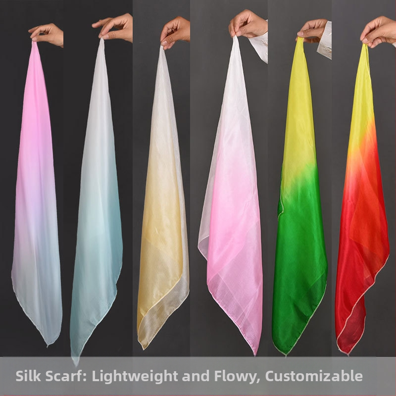 Hedvábný tanečný šál — klasický tanečný rekvizit pre dospelých, leto 2021