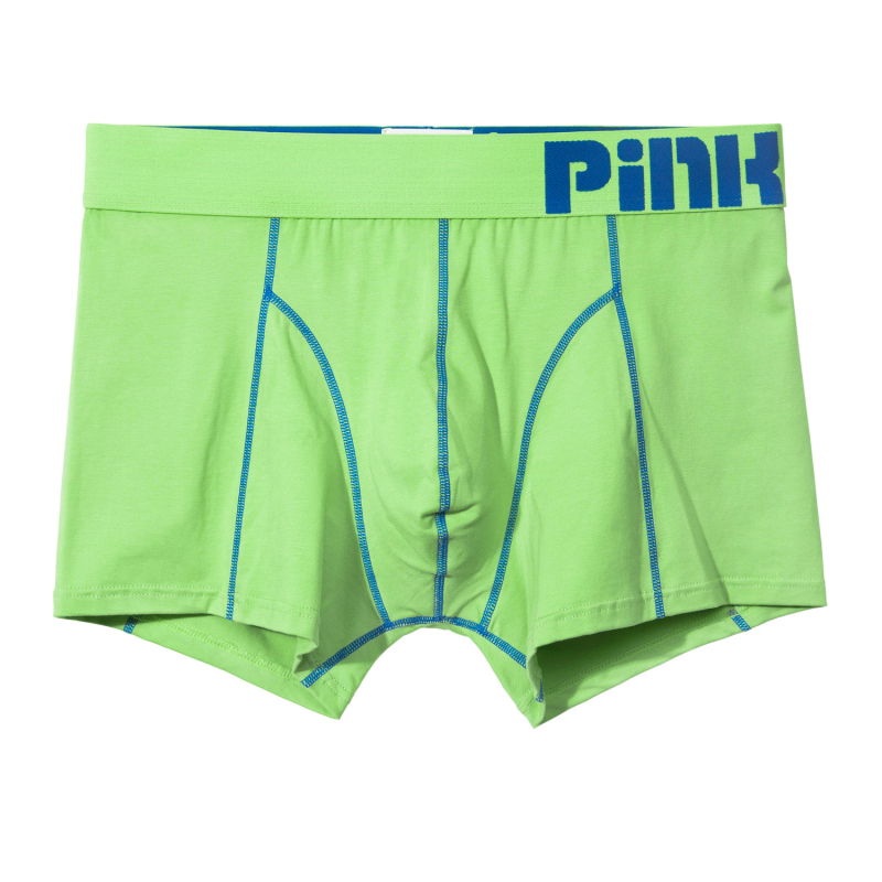 PINKHERO Meeste puuvillane bokserid – keskmise kõrgusega vöökoht, ühtlane muster, hingavad, antibakteriaalsed, kõhu pingestus