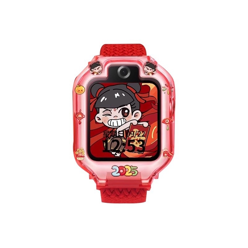 Hanzhong Runsheng TPU apsauginis dėklas su lipduku Huawei vaikų laikrodžiui 5X/5XPro, komplektas – perlamutrinė maišelis