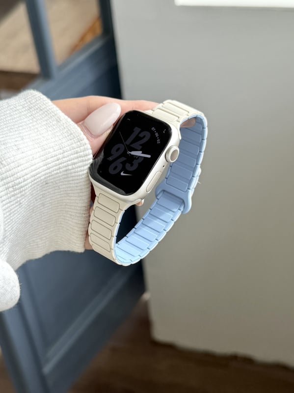 Magnetinis silikono laikrodžio dirželis Apple Watch — magnetinis užsegimas, pritaikomas sąsajos dydis