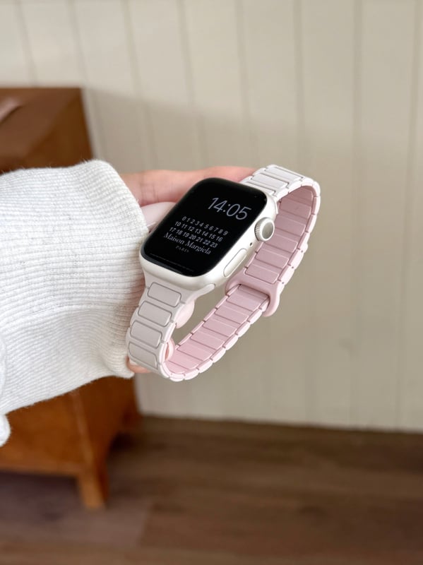 Magnetinis silikono laikrodžio dirželis Apple Watch — magnetinis užsegimas, pritaikomas sąsajos dydis