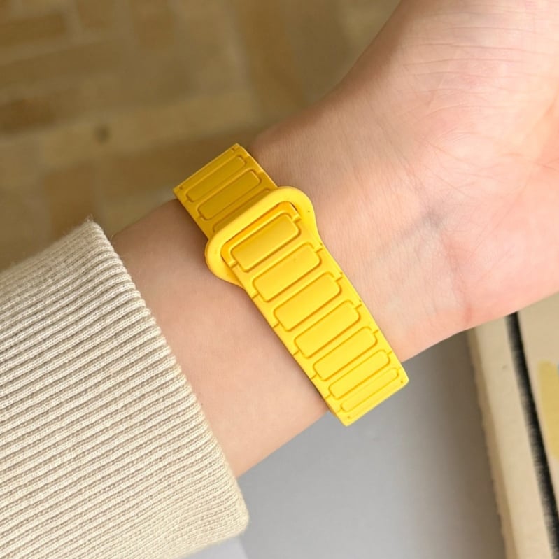 Magnetinis silikono laikrodžio dirželis Apple Watch — magnetinis užsegimas, pritaikomas sąsajos dydis