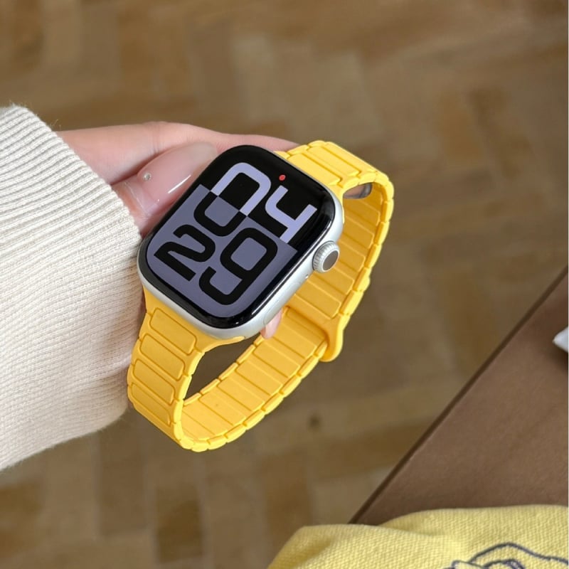 Magnetinis silikono laikrodžio dirželis Apple Watch — magnetinis užsegimas, pritaikomas sąsajos dydis