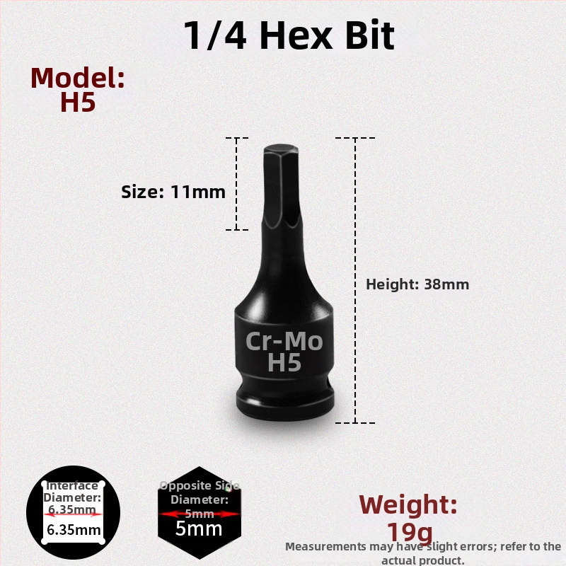 Galic pneumatický rýchly bit s hex zásuvkou, chróm-molybdenová oceľ, Zhejiang pôvod