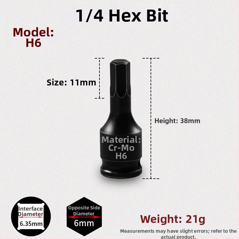 Galic pneumatický rýchly bit s hex zásuvkou, chróm-molybdenová oceľ, Zhejiang pôvod