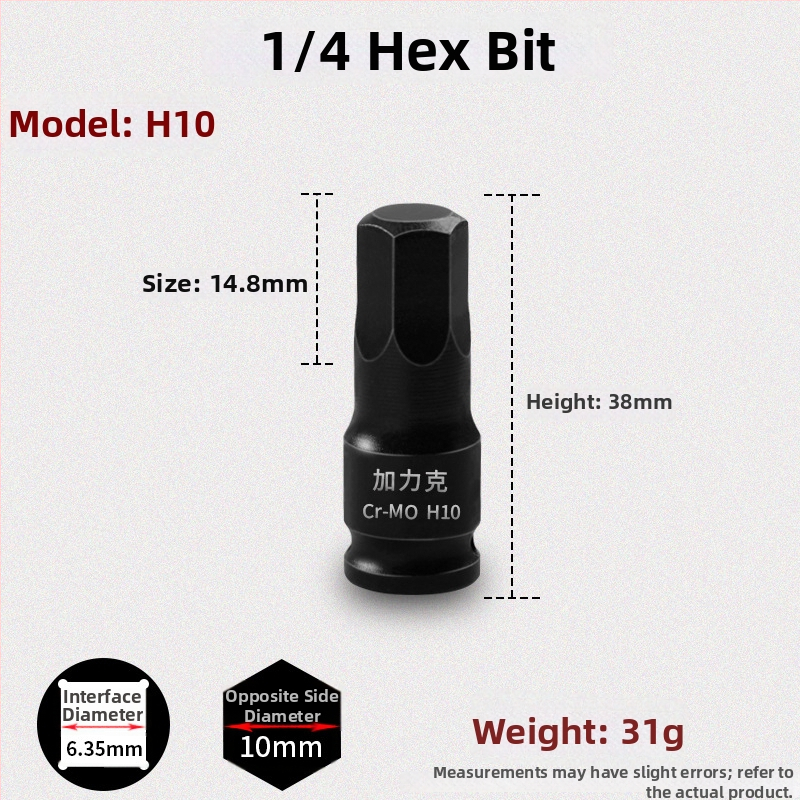 Galic pneumatický rýchly bit s hex zásuvkou, chróm-molybdenová oceľ, Zhejiang pôvod