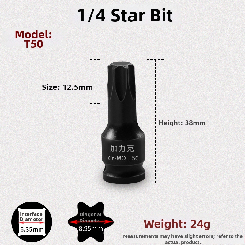 Galic pneumatický rýchly bit s hex zásuvkou, chróm-molybdenová oceľ, Zhejiang pôvod