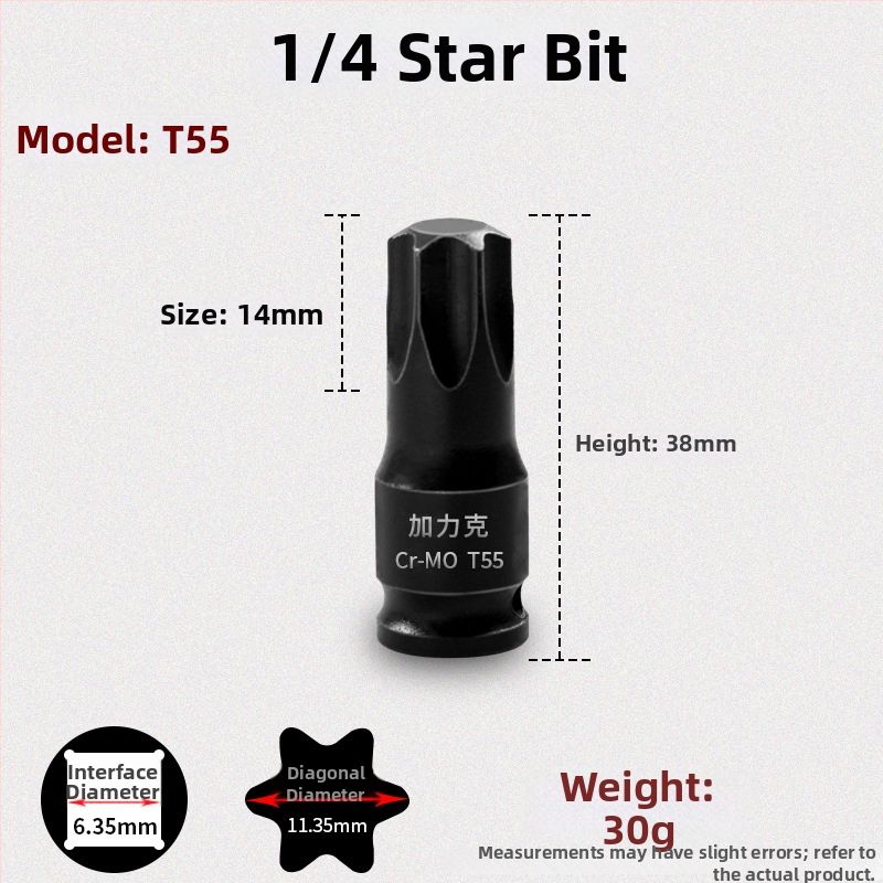 Galic pneumatický rýchly bit s hex zásuvkou, chróm-molybdenová oceľ, Zhejiang pôvod