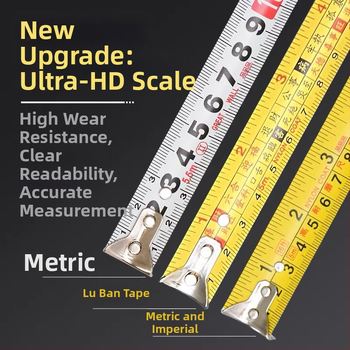 Great Wall Seiko mérőszalag – magas széntartalmú acél, három fék, Luban vonalzó