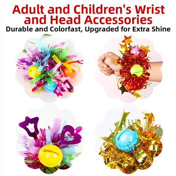 Еластично цветче за китка със звънче за детски танцови представления