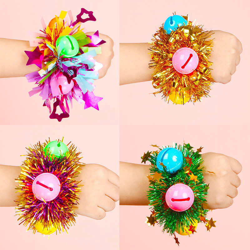 Еластично цветче за китка със звънче за детски танцови представления