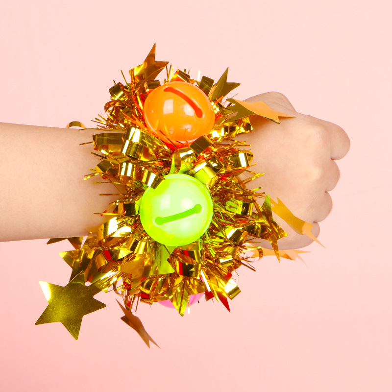 Еластично цветче за китка със звънче за детски танцови представления