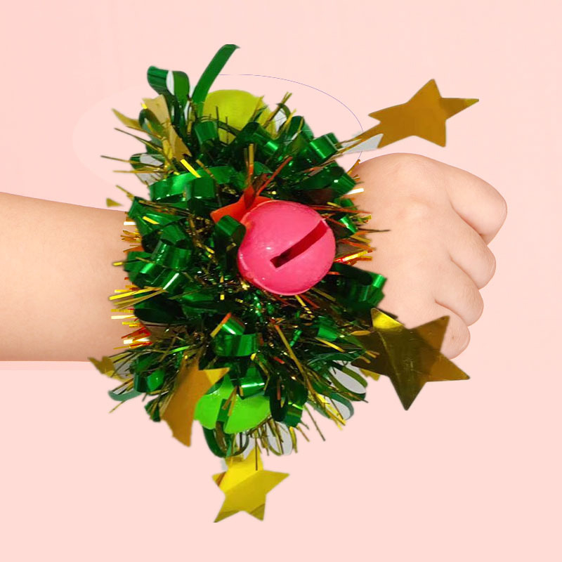 Еластично цветче за китка със звънче за детски танцови представления