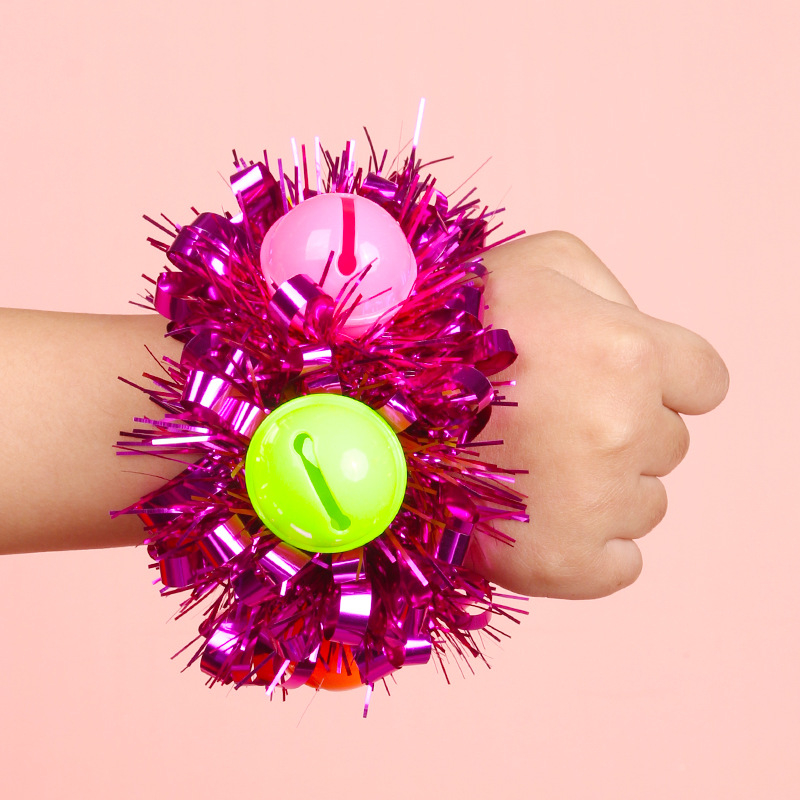 Еластично цветче за китка със звънче за детски танцови представления