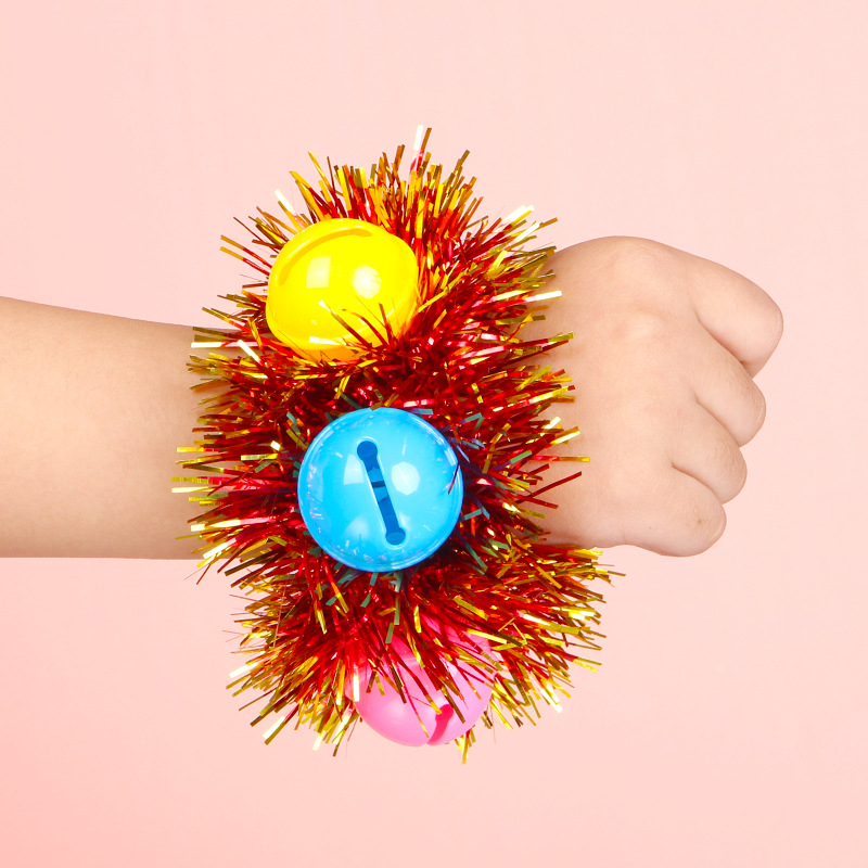 Еластично цветче за китка със звънче за детски танцови представления