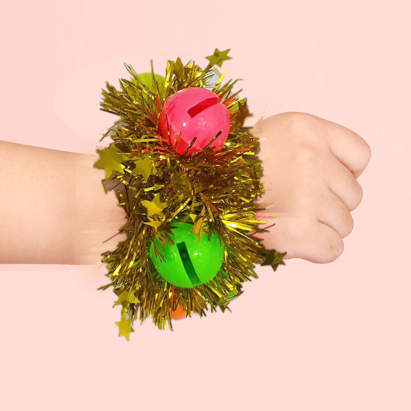 Еластично цветче за китка със звънче за детски танцови представления