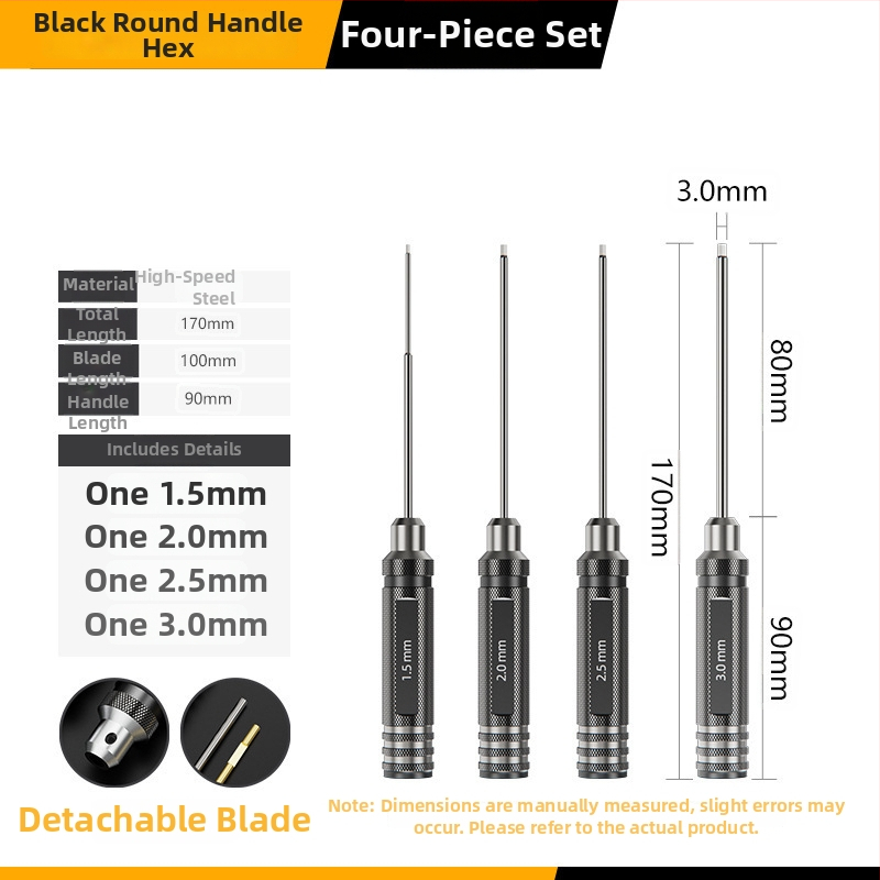 Sada šesťuholníkových skrutkovačov a kľúčov pre modely lietadiel, VDE izolačný materiál, viac ako 200 súprav, určené na stavebné použitie, tvar: rezací nástroj