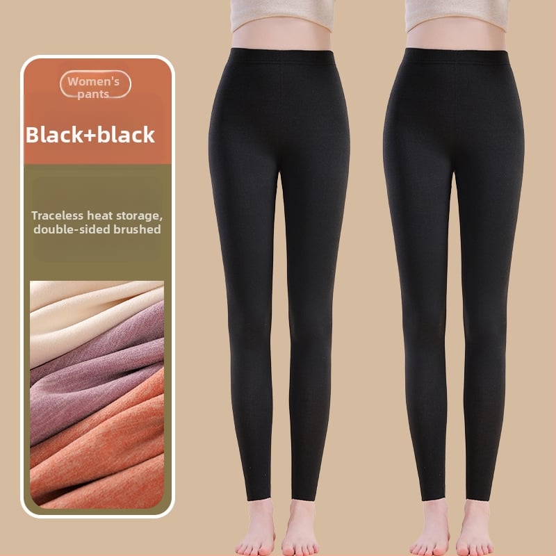 Siltuma šķiedras termālās bikses ar spandexu, brīvā piegriezuma, vidēja biezuma, saglabā siltumu