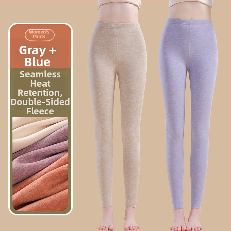 Siltuma šķiedras termālās bikses ar spandexu, brīvā piegriezuma, vidēja biezuma, saglabā siltumu