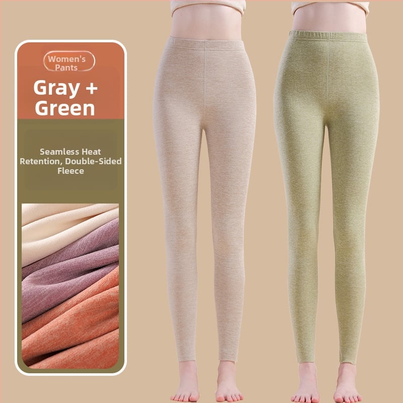 Siltuma šķiedras termālās bikses ar spandexu, brīvā piegriezuma, vidēja biezuma, saglabā siltumu