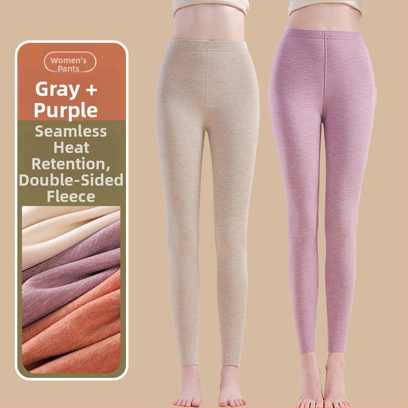 Siltuma šķiedras termālās bikses ar spandexu, brīvā piegriezuma, vidēja biezuma, saglabā siltumu