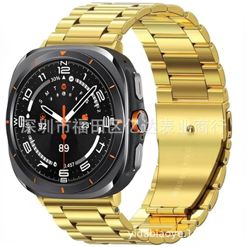 Nerūdijančio plieno apyrankė Samsung Galaxy Watch7 Ultra, sulankstomas užsegimas, verslo stilius, svoris 100 g