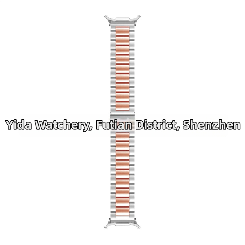 Nerūdijančio plieno apyrankė Samsung Galaxy Watch7 Ultra, sulankstomas užsegimas, verslo stilius, svoris 100 g