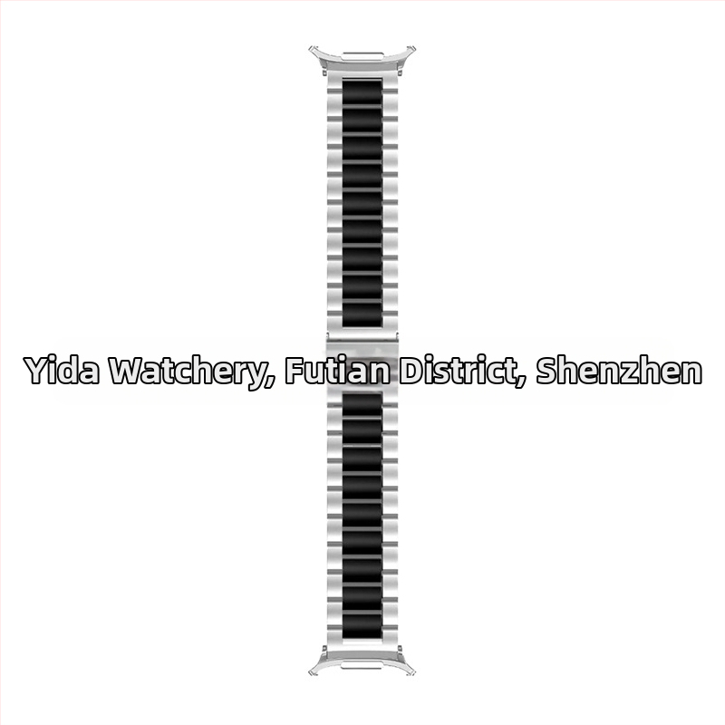 Nerūdijančio plieno apyrankė Samsung Galaxy Watch7 Ultra, sulankstomas užsegimas, verslo stilius, svoris 100 g