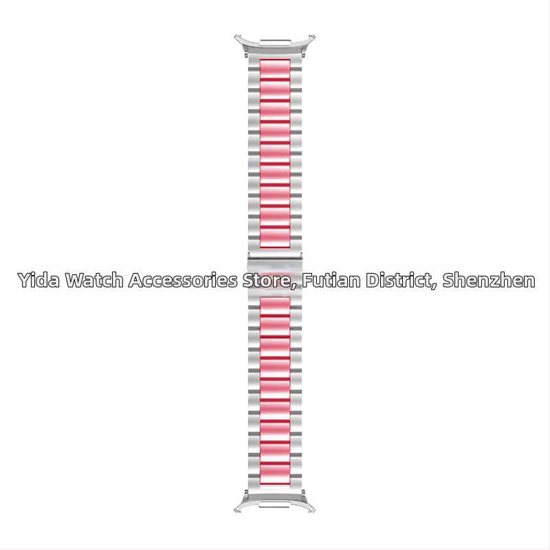 Nerūdijančio plieno apyrankė Samsung Galaxy Watch7 Ultra, sulankstomas užsegimas, verslo stilius, svoris 100 g