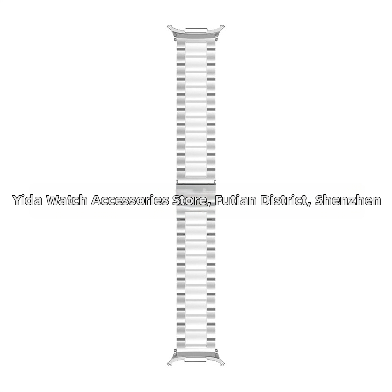 Nerūdijančio plieno apyrankė Samsung Galaxy Watch7 Ultra, sulankstomas užsegimas, verslo stilius, svoris 100 g