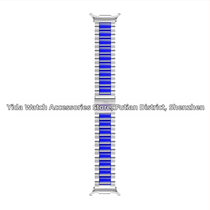 Nerūdijančio plieno apyrankė Samsung Galaxy Watch7 Ultra, sulankstomas užsegimas, verslo stilius, svoris 100 g