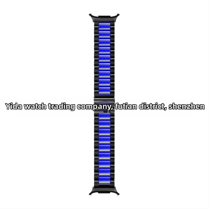 Nerūdijančio plieno apyrankė Samsung Galaxy Watch7 Ultra, sulankstomas užsegimas, verslo stilius, svoris 100 g