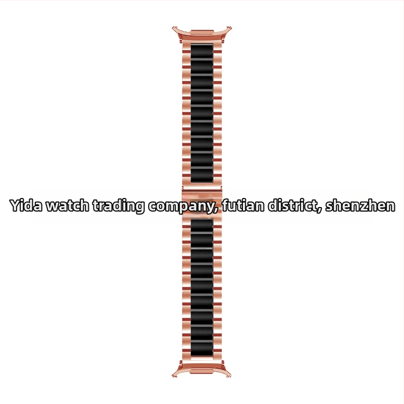 Nerūdijančio plieno apyrankė Samsung Galaxy Watch7 Ultra, sulankstomas užsegimas, verslo stilius, svoris 100 g