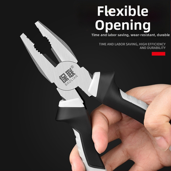 Клещи с игловиден нос и диагонален нос за електротехници, спестяващи усилия, индустриално качество, ръчни клещи