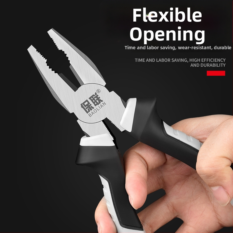 Kliešte s ihlovitou a diagonálnou špičkou pre elektrikárov, úsporné, priemyselnej triedy ručné kliešte