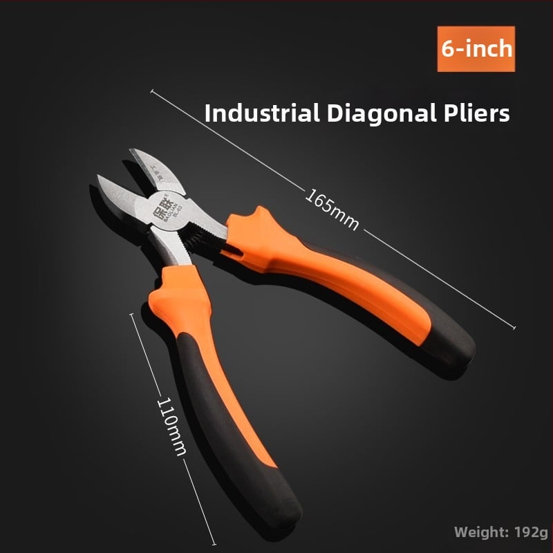Клещи с игловиден нос и диагонален нос за електротехници, спестяващи усилия, индустриално качество, ръчни клещи